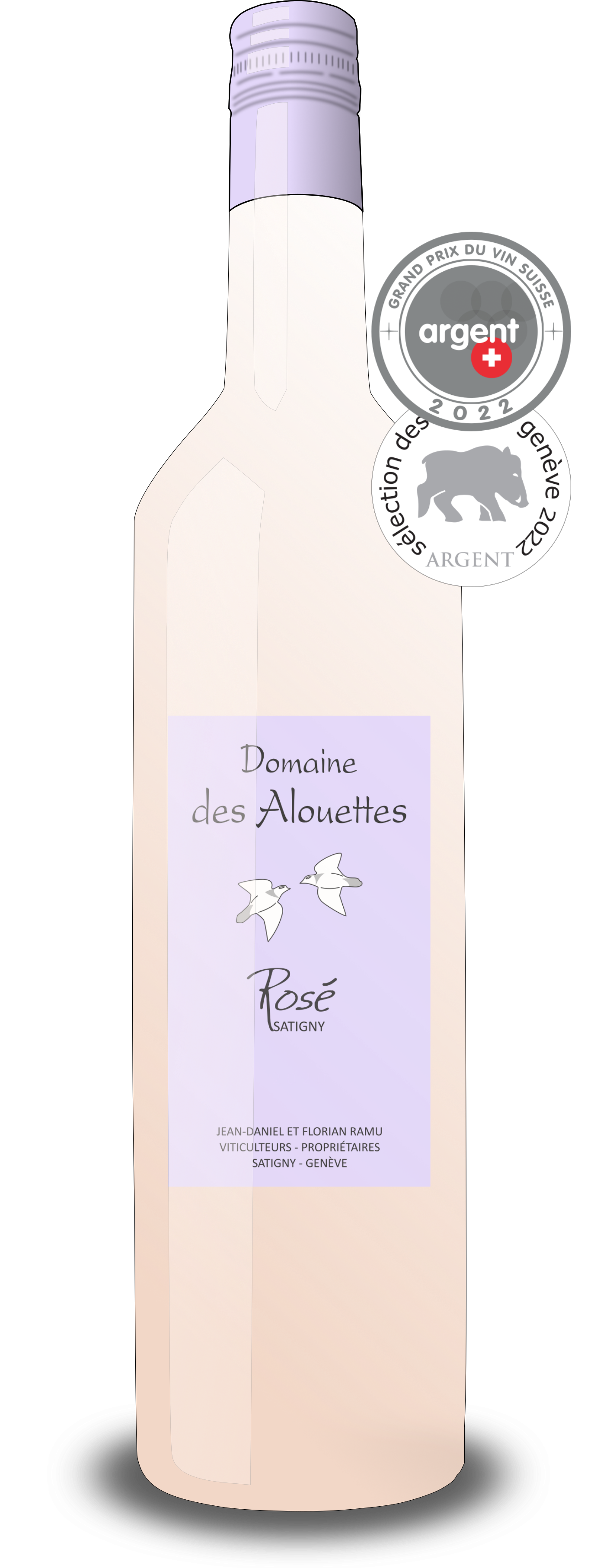 Rosé de Gamay 2021 | Domaine des Alouettes - 1242 Satigny
