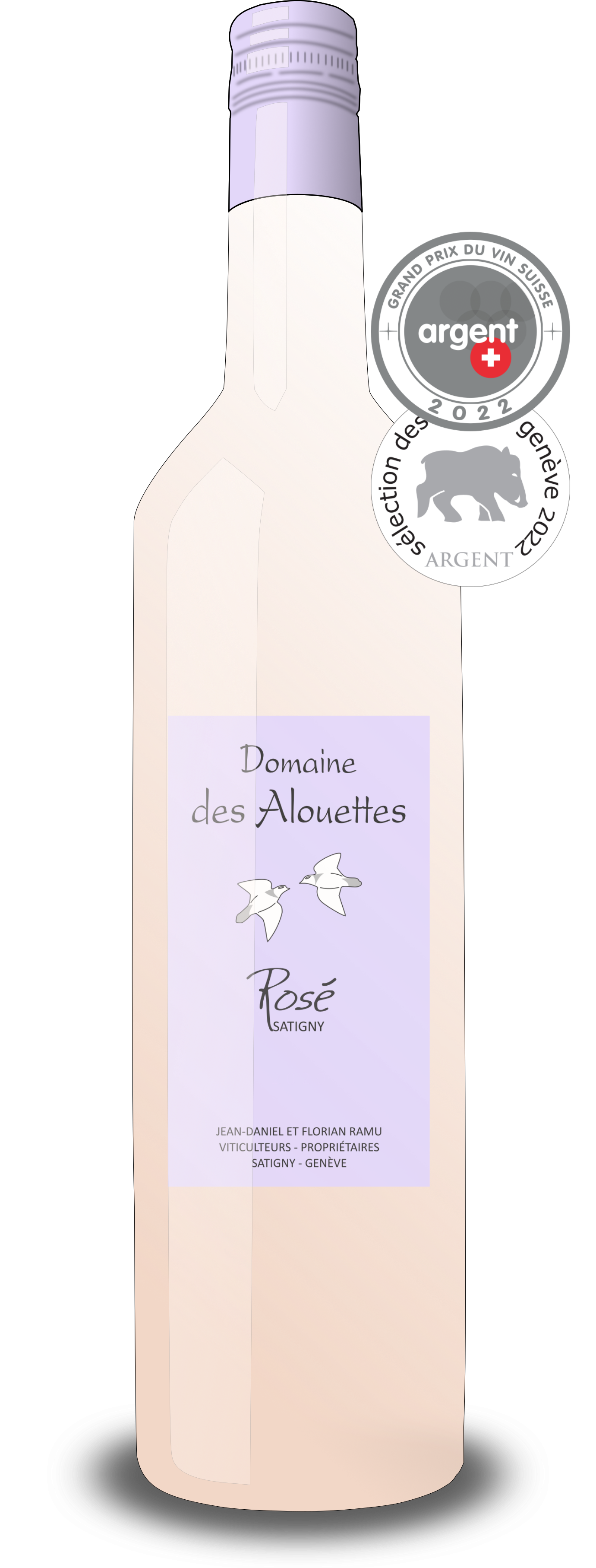 Rosé de Gamay 2021 | Domaine des Alouettes - 1242 Satigny Rosé de Gamay 2021 | Domaine des Alouettes - 1242 Satigny