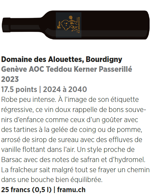 Vinum | Teddou 2023 | Note de dégustation